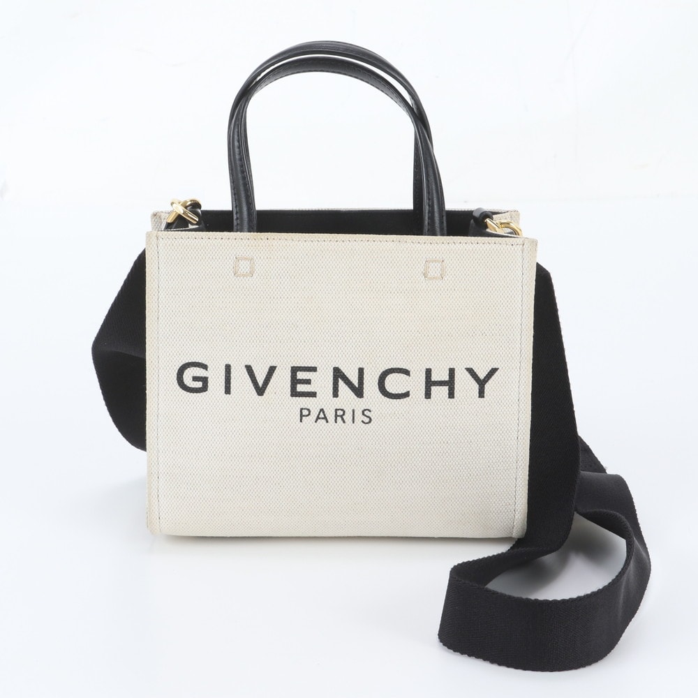 ■美品 ジバンシー ショルダーバッグ レザー×キャンバス