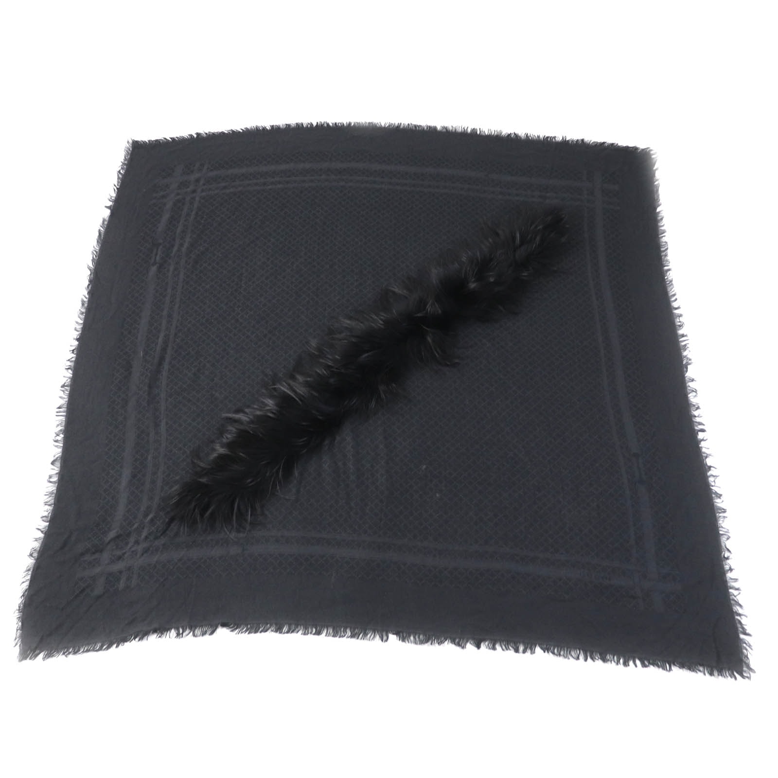 グッチ
 ストール ブラック レディース 355468