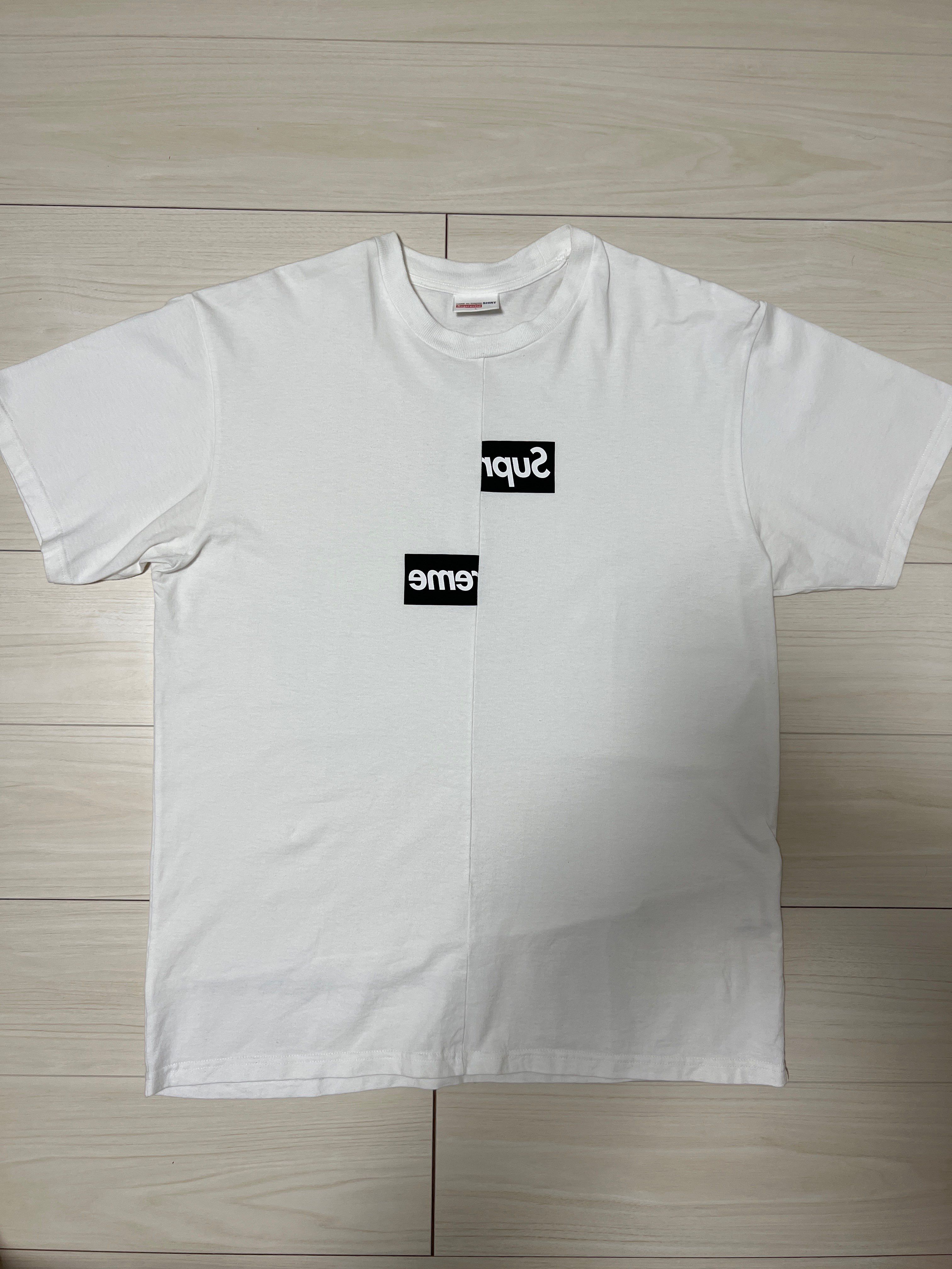Supreme / Comme des Garçons SHIRT® Split Box Logo Tee "White"