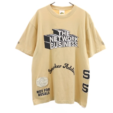 THE NETWORK BUSINESS ザネットワークビジネス 半袖 Tシャツ L ベージュ
