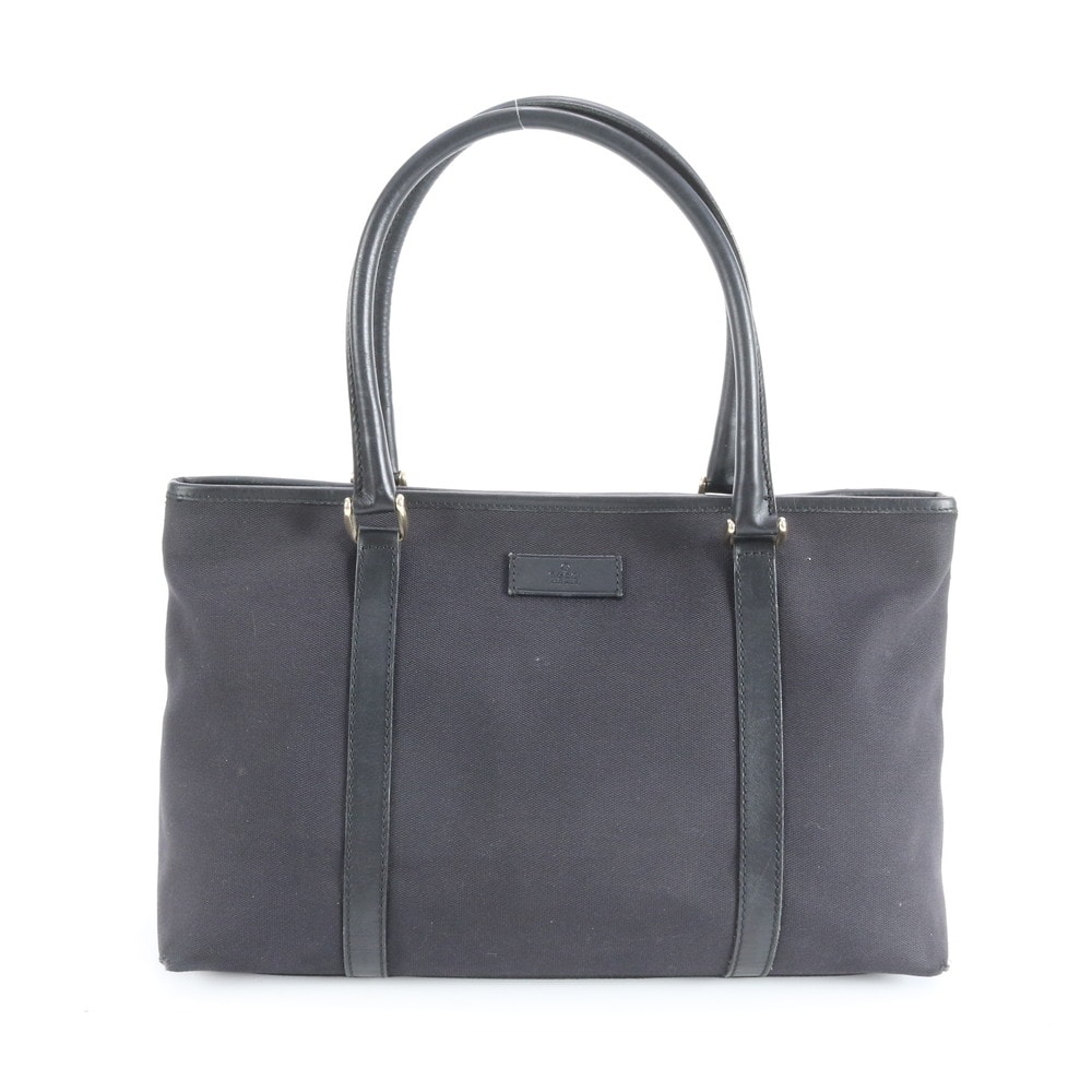 ■美品 グッチ257302 トート バッグ レザー×キャンバス