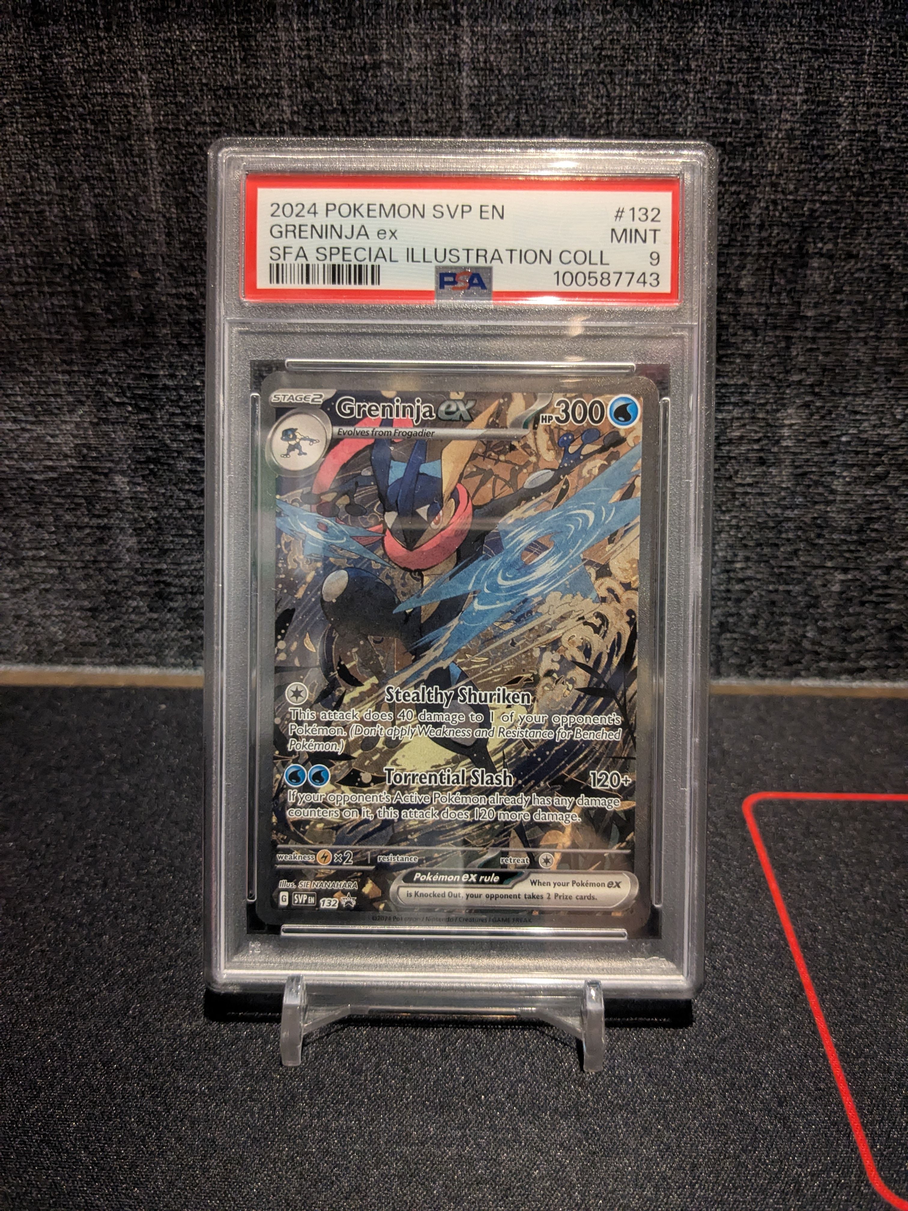 ゲッコウガex P [SVP EN 132]【英語版】(スカーレット&バイオレット「シュラウデッドフェイブル ゲッコウガex スペシャルイラストレーション コレクション」)