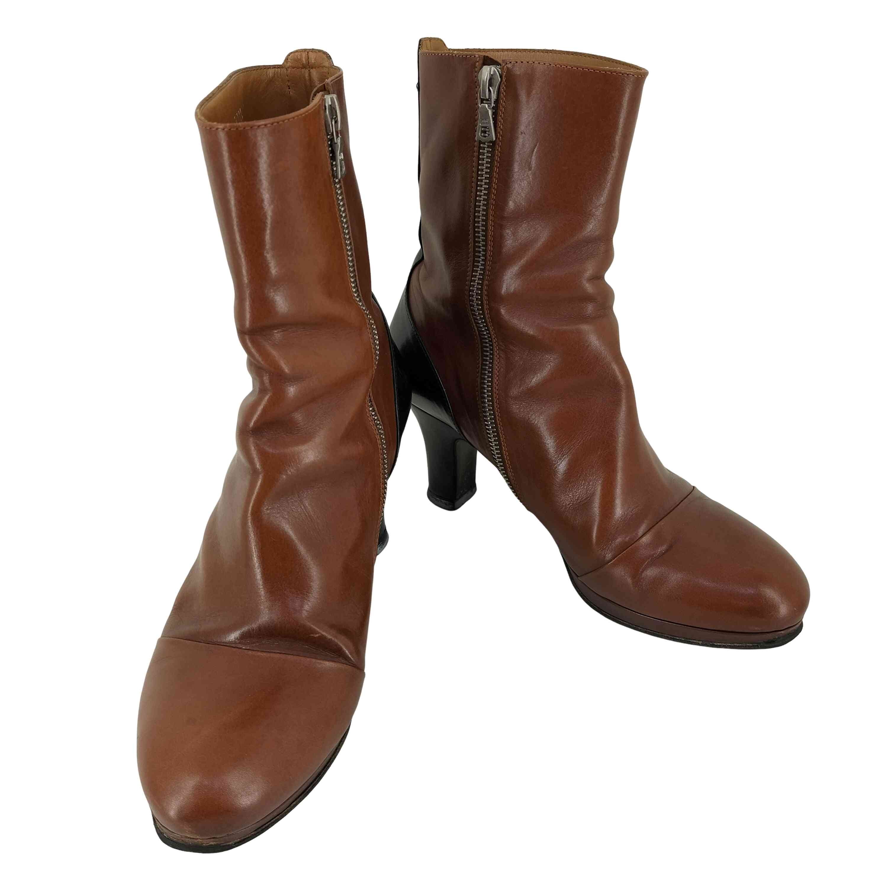 レザー ショートブーツ【1140753683095】