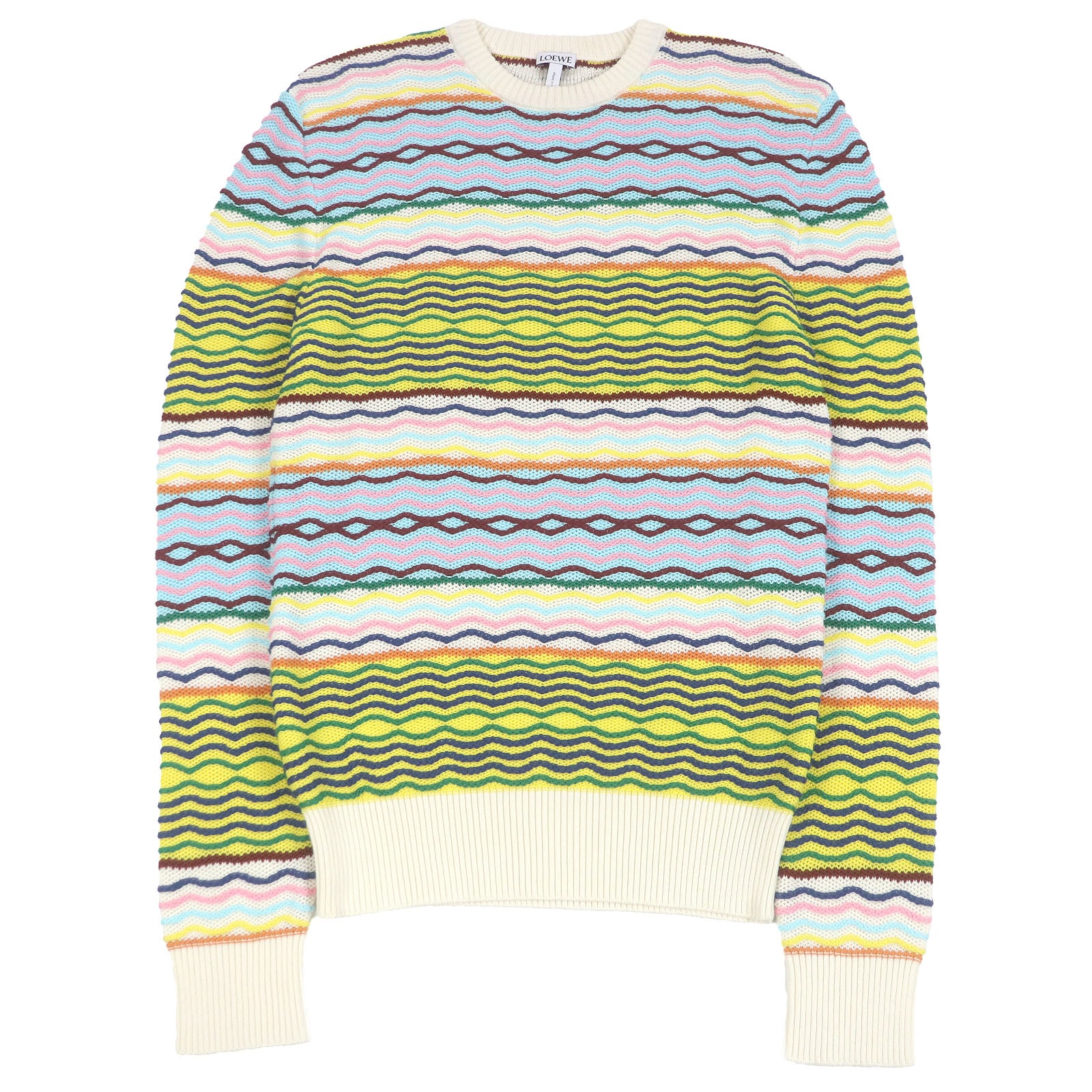 極美品 ロエベ
 セーター マルチカラー メンズ S H3199050SM