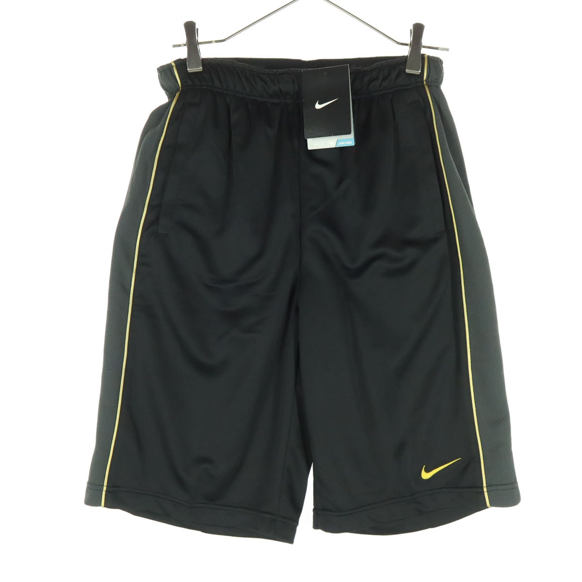 未使用 NIKE ナイキ ワンポイントロゴ ハーフパンツ S ブラック