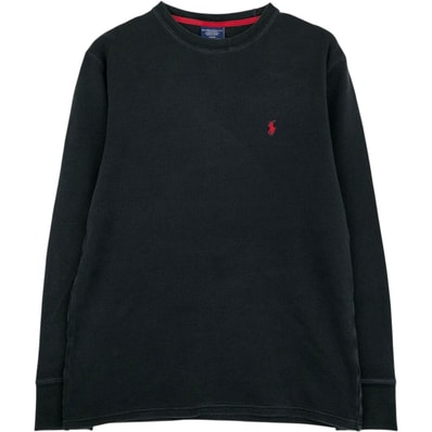 古着 ラルフローレン Ralph Lauren POLO RALPH LAUREN SLEEPWEAR サーマルロンT ワッフル メンズM相当/eaa620027