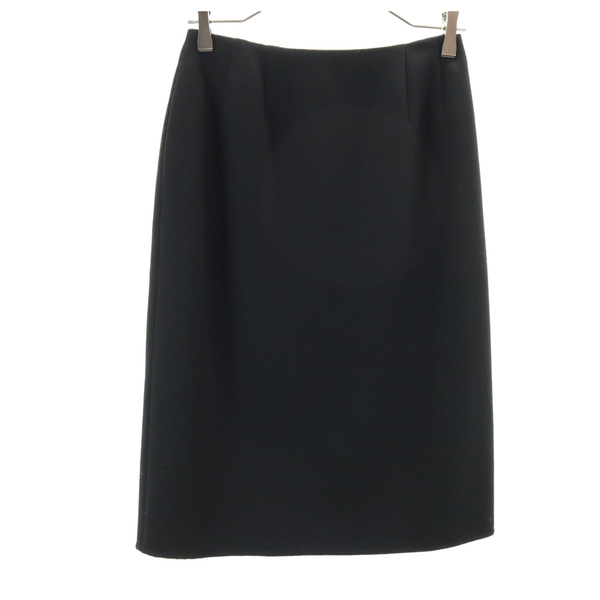 FOXEY BOUTIQUE フォクシー ブティック 日本製 ウール ミディ丈 スカート 42 ブラック