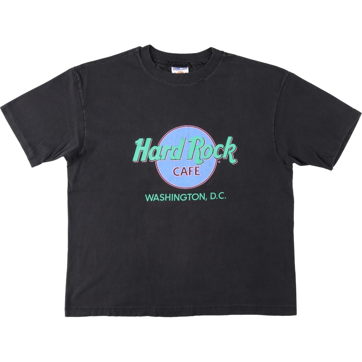 古着 ~90年代 ヘインズ Hanes BEEFY-T HARD ROCK CAFE ハードロックカフェ アドバタイジングTシャツ USA製 メンズXL相当 ヴィンテージ/eaa656633