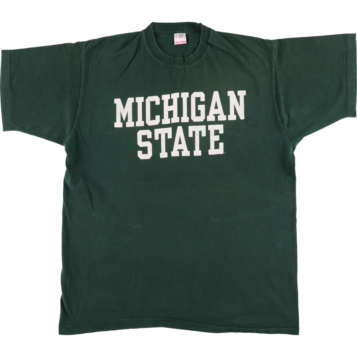 古着 90年代 フルーツオブザルーム FRUIT OF THE LOOM MICHIGAN STATE ミシガン州立大学 シングルステッチ カレッジTシャツ USA製 メンズXL相当 ヴィンテージ/eaa586072