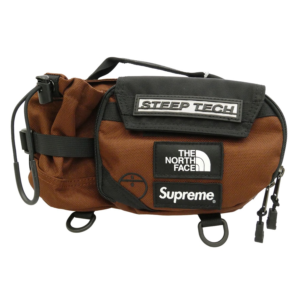 Supreme シュプリーム THE NORTH FACE ノースフェイス 22AW NM82291I ×THE NORTH FACE Steep Tech Waist Bag スティープテック ダークオーク ウエストポーチ【新古品】【未使用】【中古】