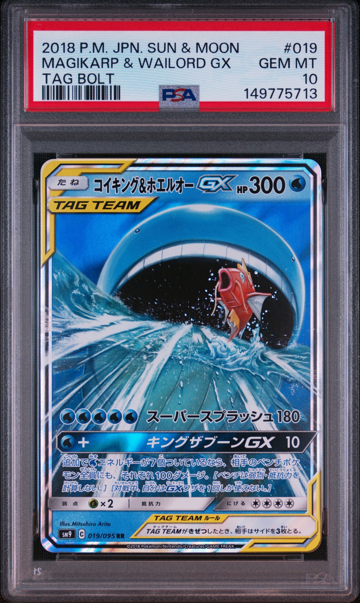 コイキング&ホエルオーGX RR [SM9 019/095](拡張パック「タッグボルト」)