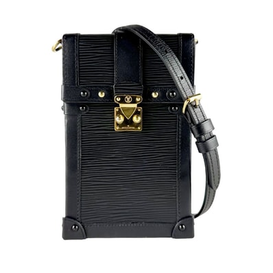 ルイ ヴィトン LOUIS VUITTON ショルダーバッグ エピ ポシェット トランク ヴェルティカル エピレザー ノワール レディース M67871【中古】 z10072
