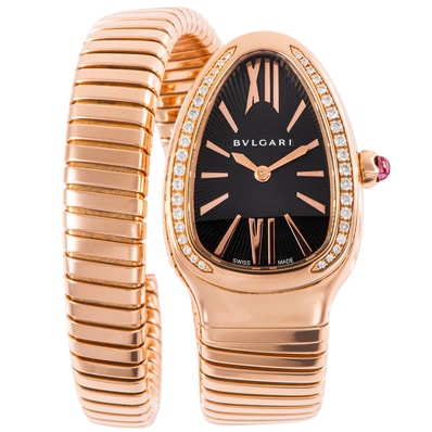 BVLGARI ブルガリ セルペンティトゥボガス SPP35BGDG.1T SPP35G K18PG【中古】