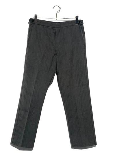 COMME des GARÇONS SHIRT HERRING BONE WOOL TROUSER Grey