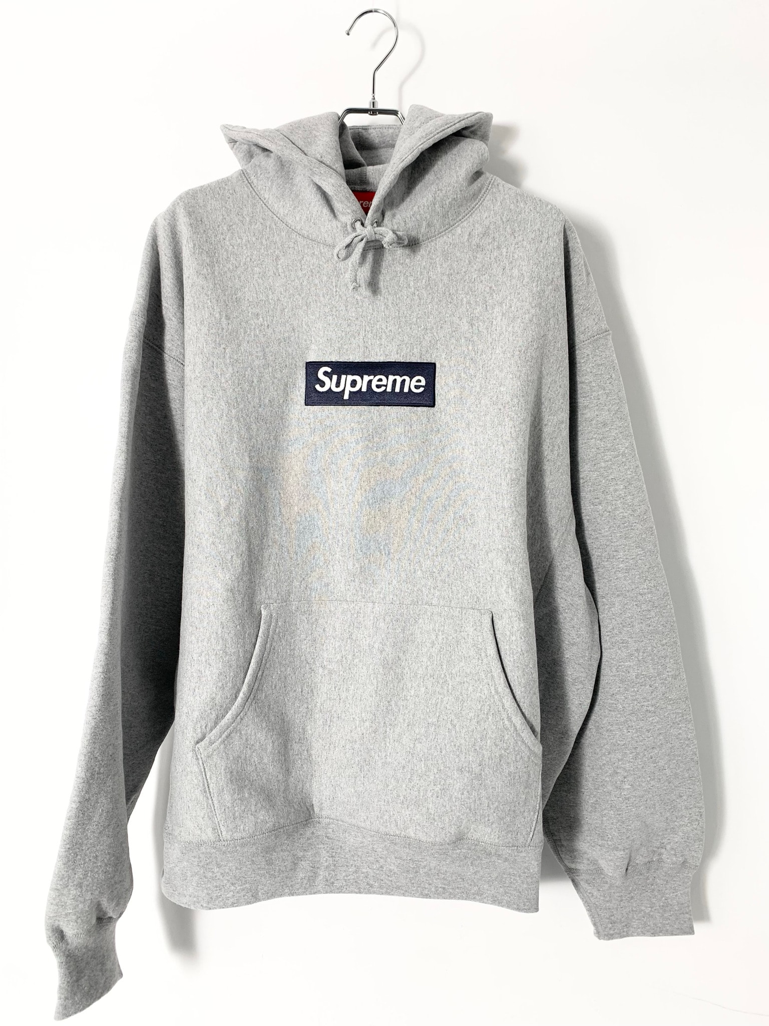 Supreme Box Logo Hooded Sweatshirt (25FW) "Heather Grey"