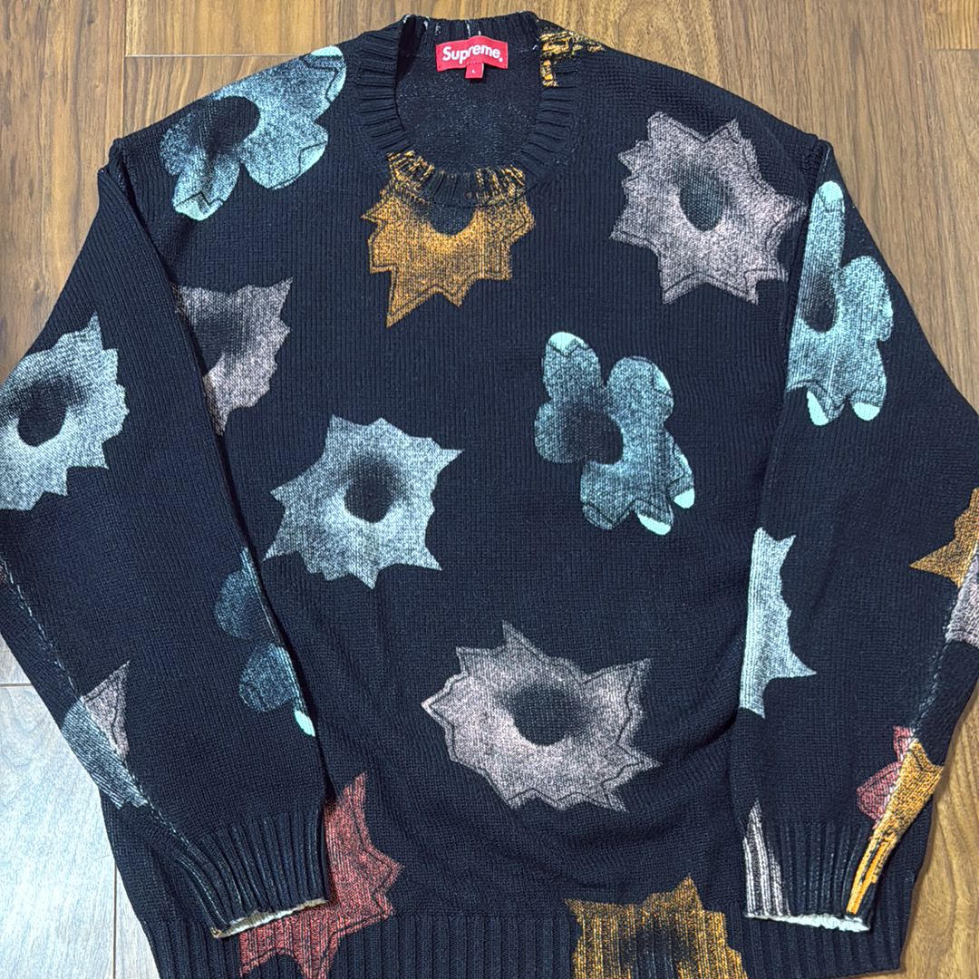 Supreme Nate Lowman Sweater "Black"