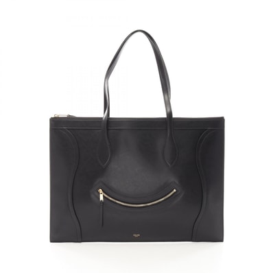 セリーヌ CELINE フラットラゲージ トートバッグ バッグ レザー レディース ブラック系 123963GW438NO 【新品】