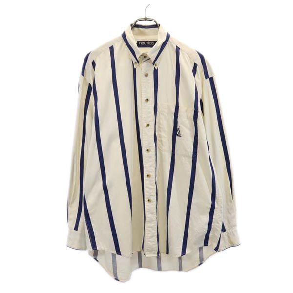 NAUTICA 90s 長袖 ボタンダウンシャツ