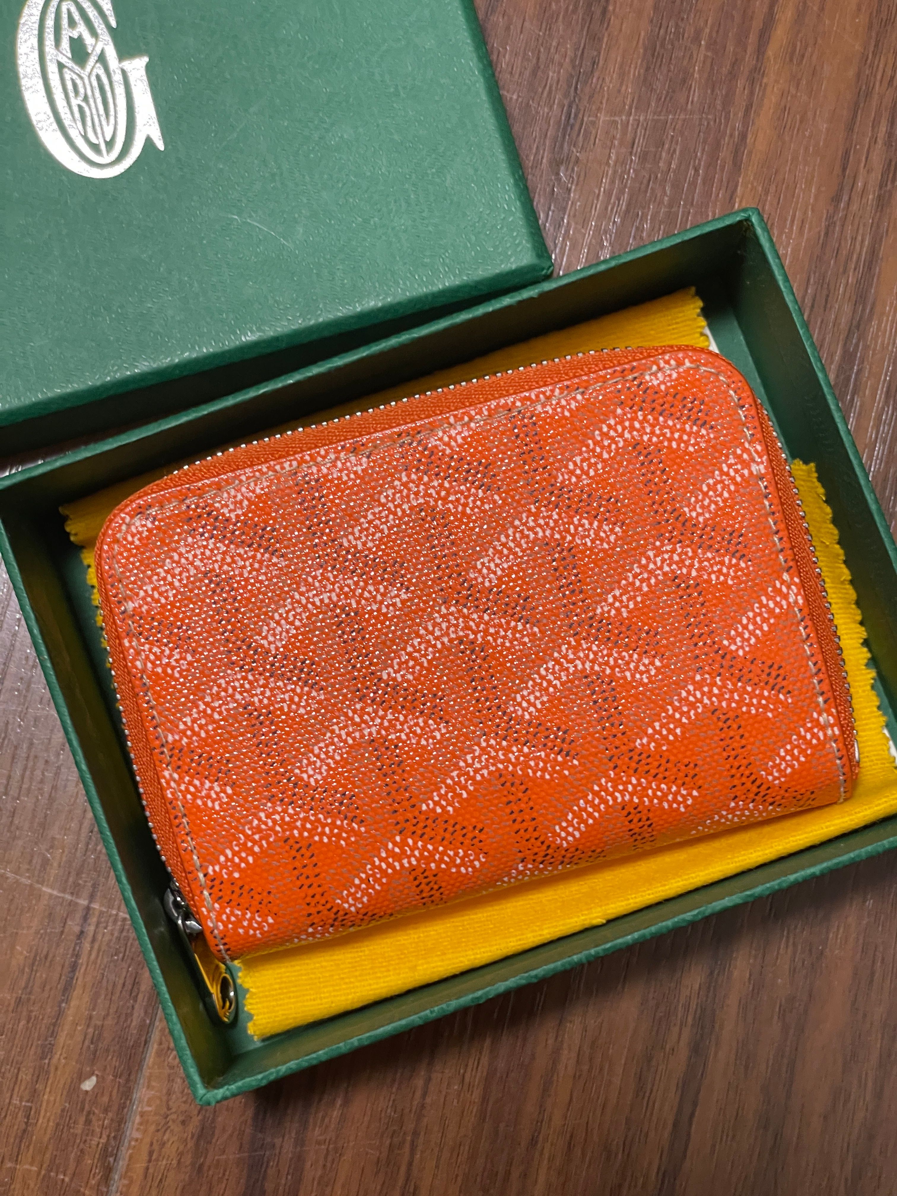 ゴヤール マティニョンミニ コインケース "オレンジ"