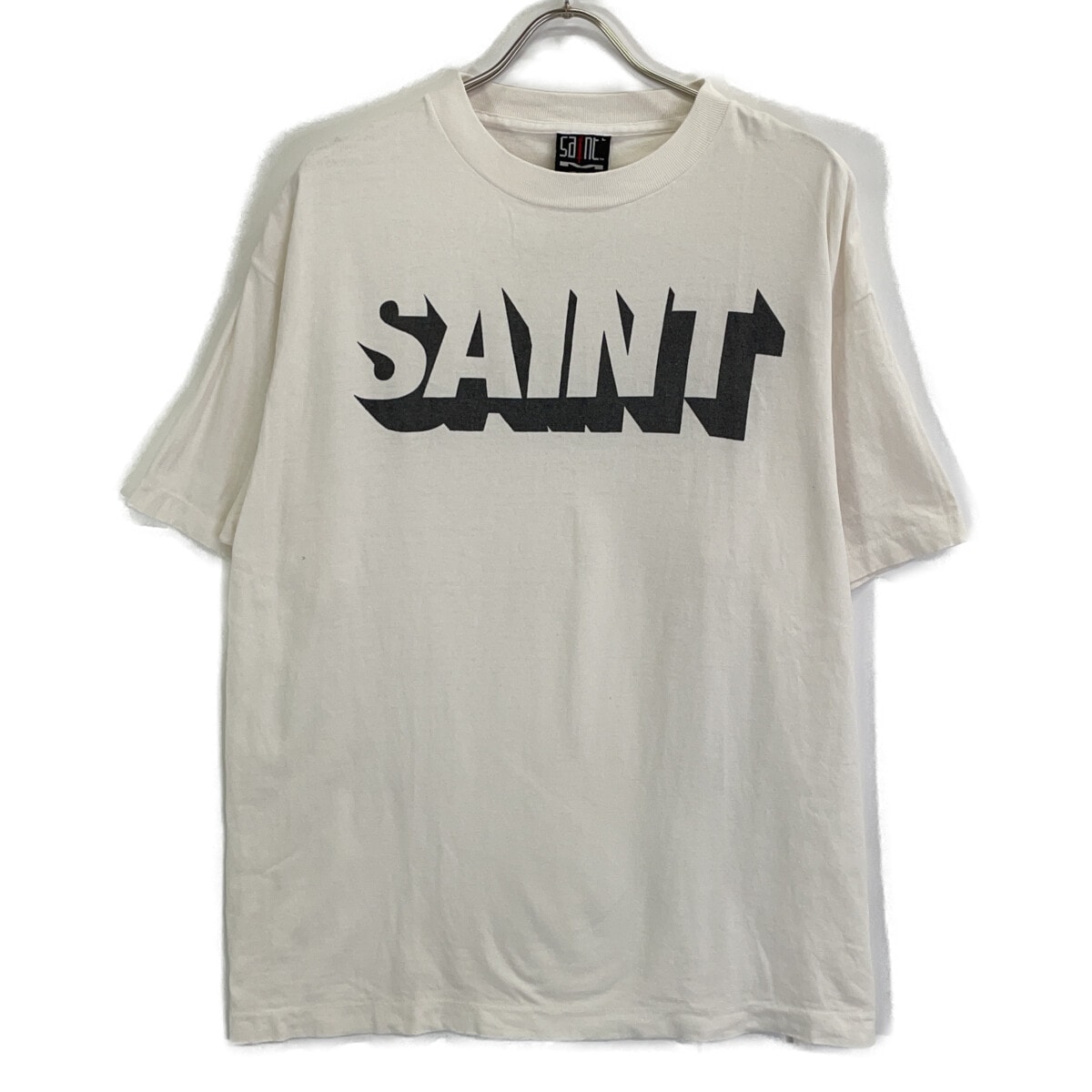 セントマイケル ホワイト SM-HR1-0000-018 SAINT Tシャツ L