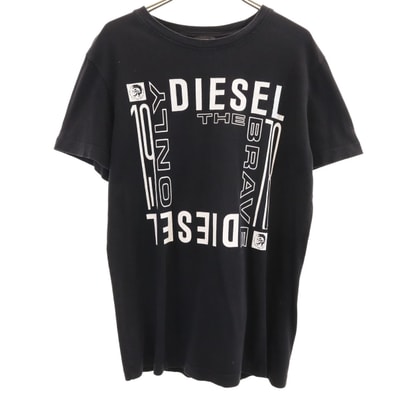 DIESEL ディーゼル 半袖 Tシャツ M ブラック
