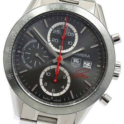 タグホイヤー カレラ タキメーター ルイス・ハミルトン限定 メンズ 【中古】