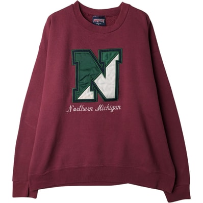 古着 80~90年代 ジャンスポーツ JANSPORT COMFORTBLEND カレッジスウェットシャツ トレーナー USA製 メンズL相当 ヴィンテージ/eaa612303