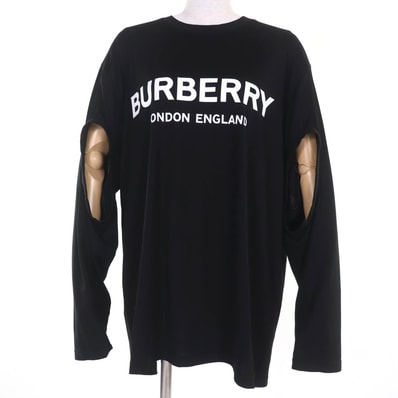 極美品 バーバリー
長袖Tシャツ ブラック レディース L 8025663