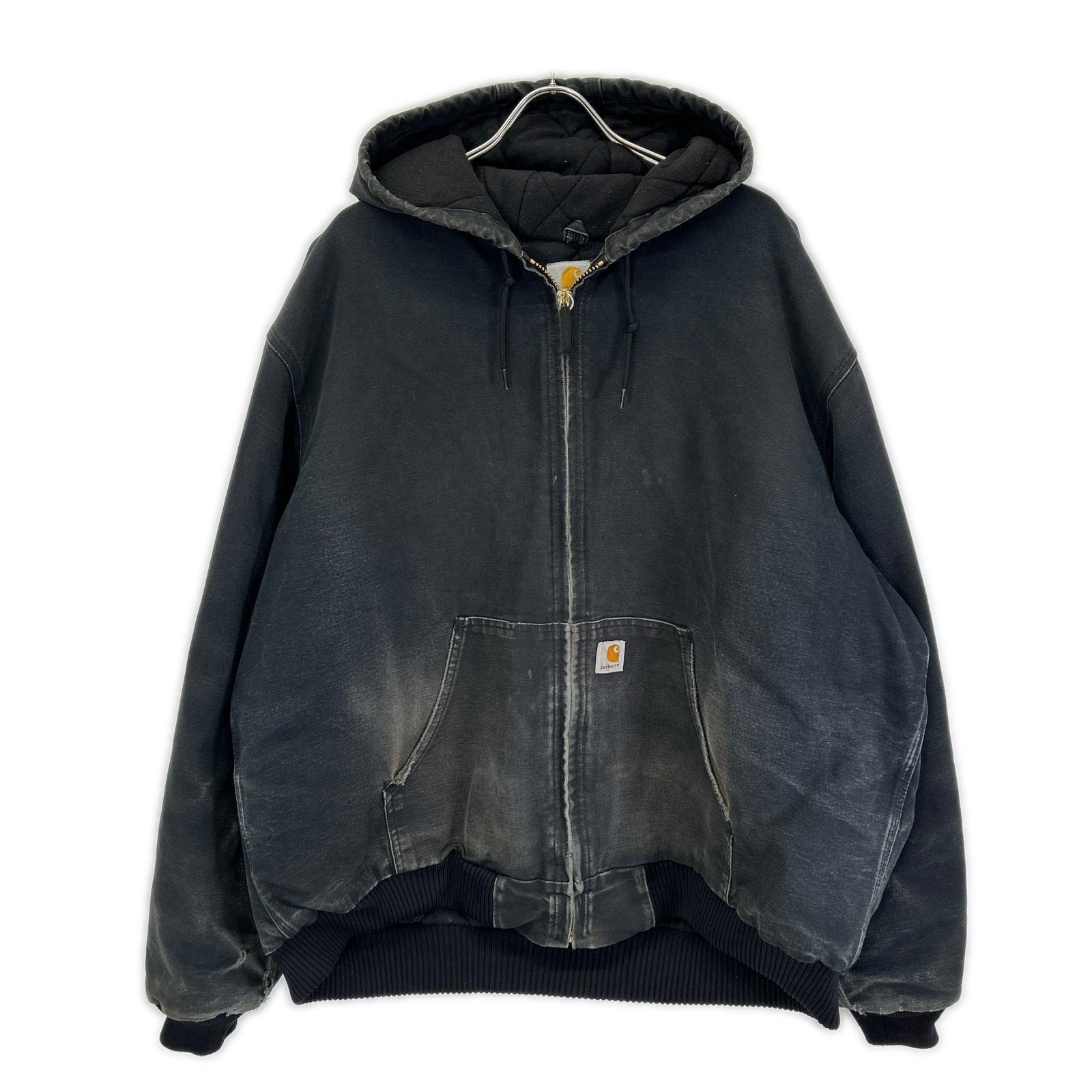 カーハート ブラック アクティブパーカー 00s USA製 2XL