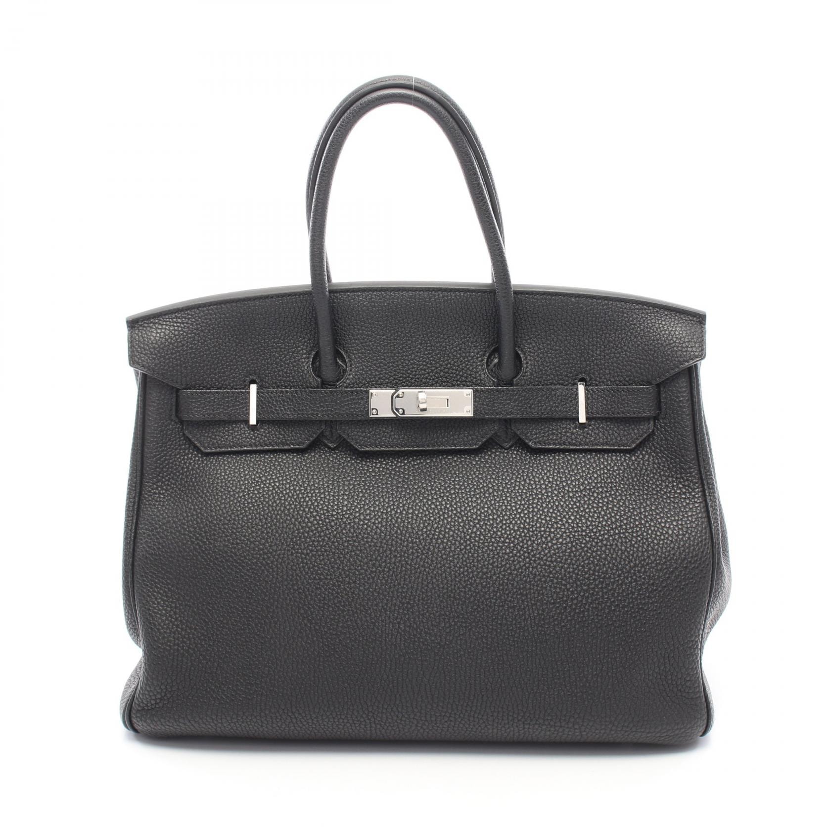 エルメス HERMES バーキン35 ハンドバッグ バッグ レザー トゴ トゴ ブラック(エルメス) □N刻印(2010年製造) レディース ブラック系 【中古】