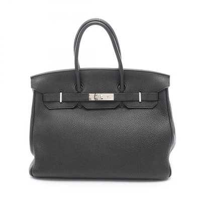エルメス HERMES バーキン35 ハンドバッグ バッグ レザー トゴ トゴ ブラック(エルメス) □N刻印(2010年製造) レディース ブラック系 【中古】