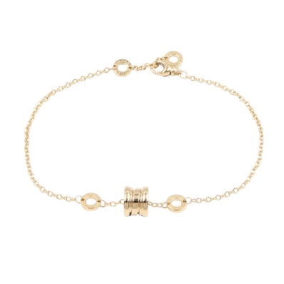 ブルガリ BVLGARI B-zero1 ビーゼロワン エレメント ブレスレット ブレスレット アクセサリー K18(イエローゴールド) メンズ レディース ゴールド系 【中古】