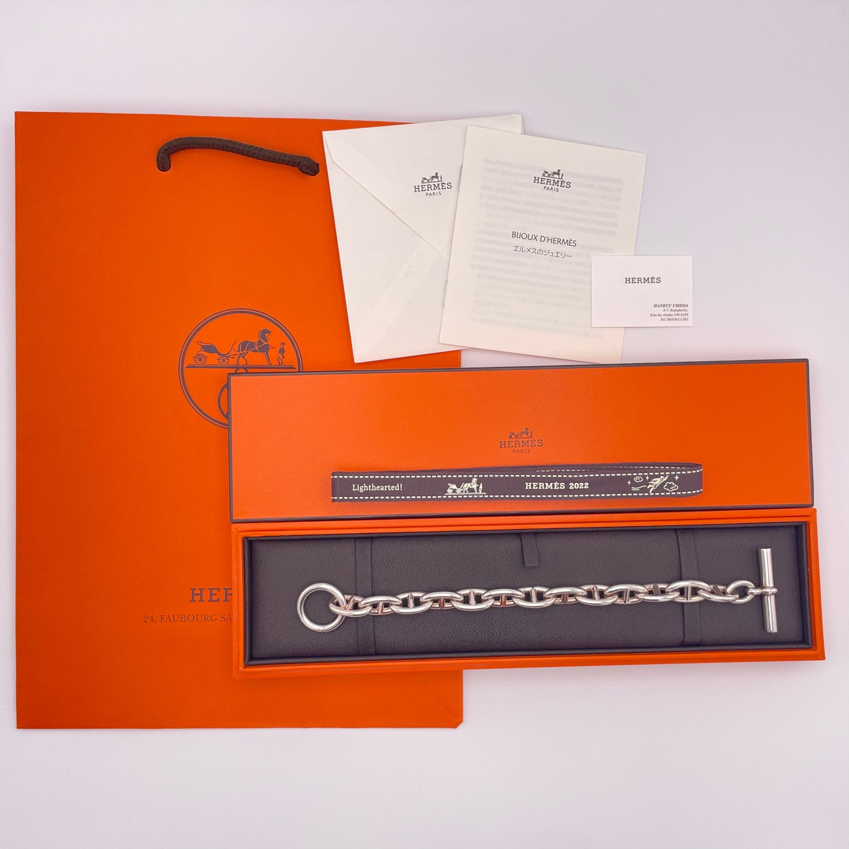 Hermes Chaine D'ancre GM Bracelet "Silver"