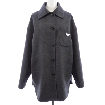 プラダ PRADA シングルブレスト ダブルカシウール カバンジャケット P650S SOOO 179B ジャケット