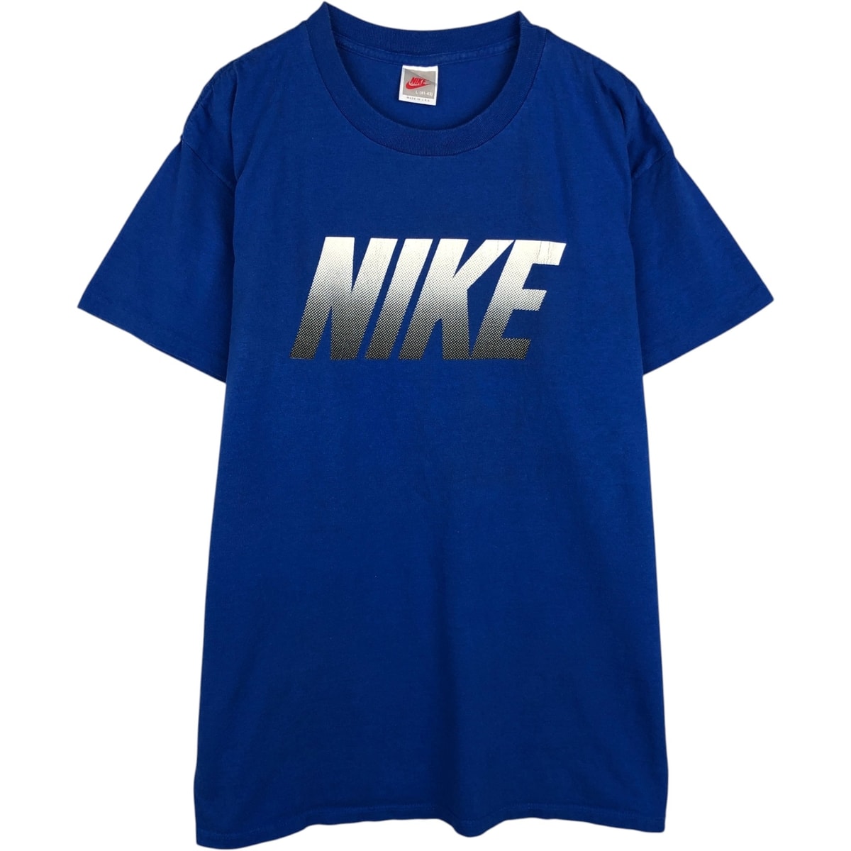 古着 90年代 ナイキ NIKE 銀タグ ロゴプリントTシャツ USA製 メンズL相当 ヴィンテージ/eaa639262