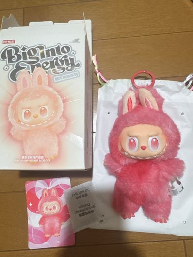 POP MART THE MONSTERS (LABUBU) Big into Energy Series Plush Pendant LOVE