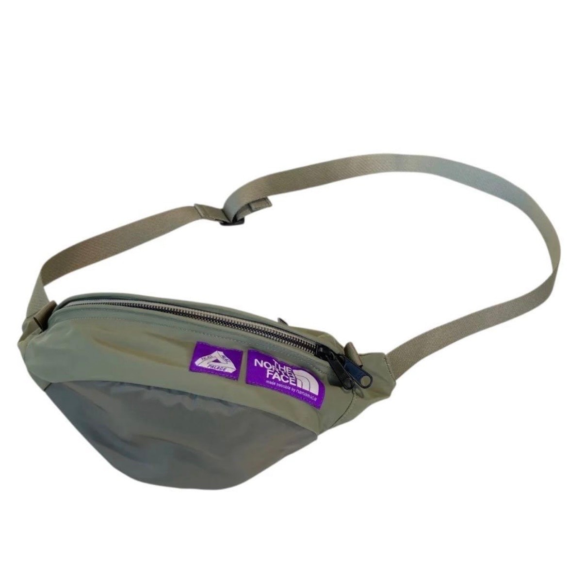 PALACE x The North Face Purple Label Mountain Wind Waist Bag "Sage Green"
