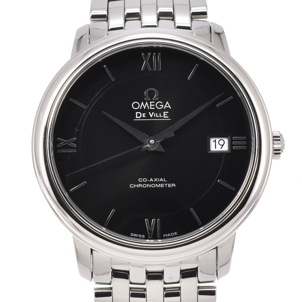 オメガ OMEGA 424.10.37.20.01.001 デビル デイト CO-AXIAL 自動巻き メンズ 良品 N#145486