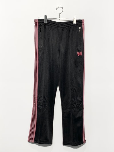 NEEDLES Straight Track Pants Poly Smooth "Black"
