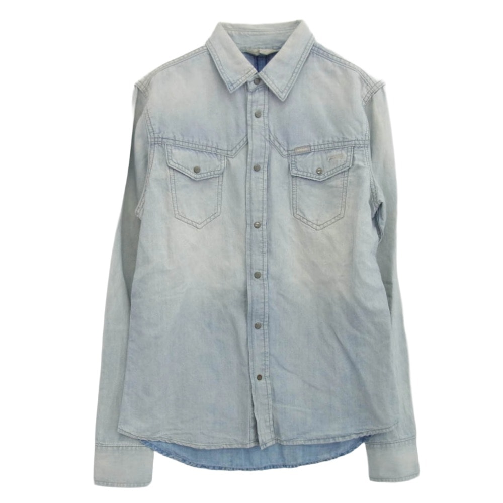 DIESEL ディーゼル その他トップス デニム ウエスタン シャツ ライトブルー系 M【中古】