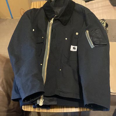 Carhartt WIP x sacai Canvas MA-1 Jacket Michigan "Black"