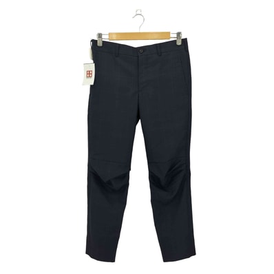 ウールチェック柄 デザイン スラックスパンツ【1142008327747】