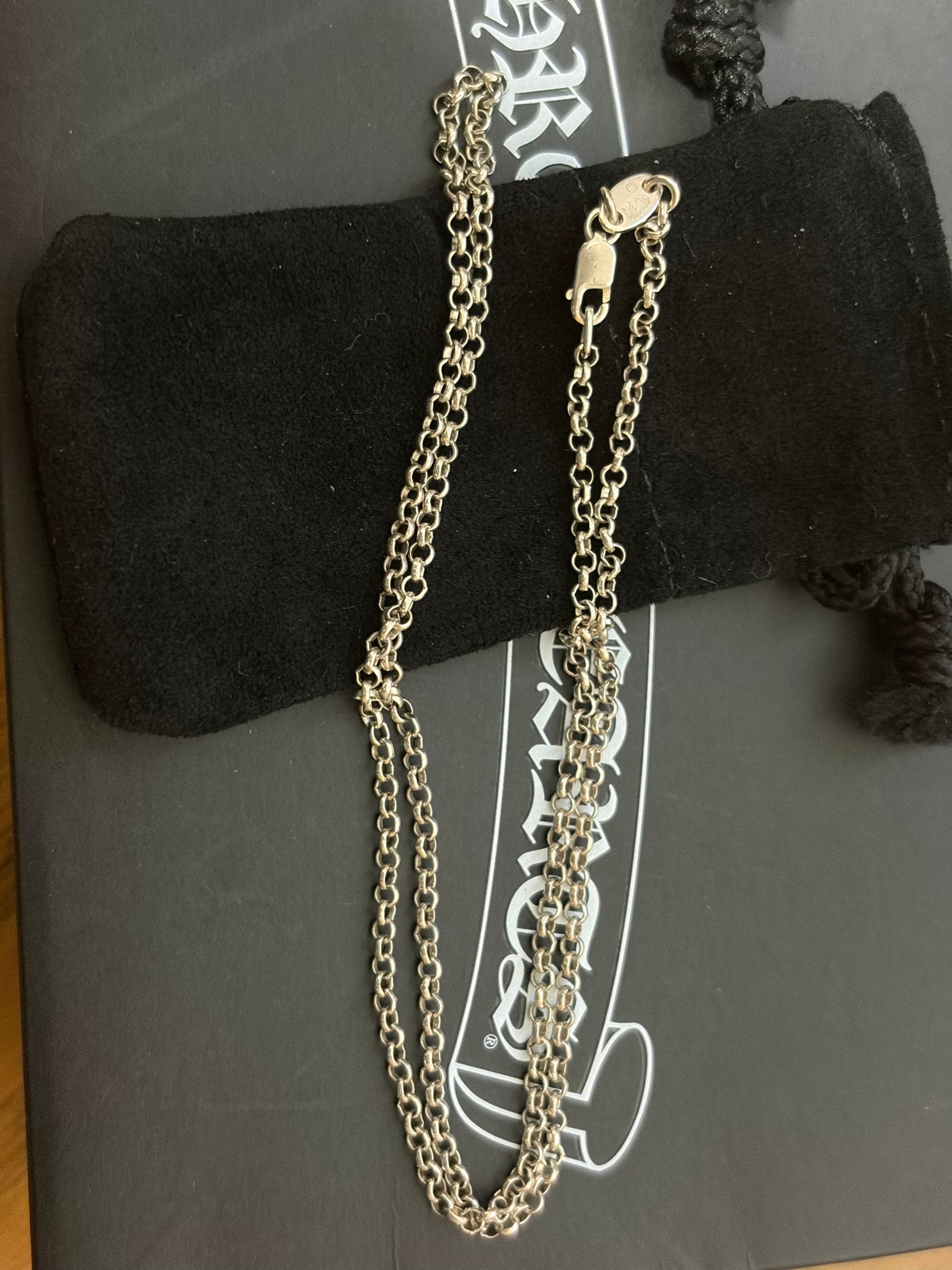 Chrome Hearts Roll Chain Necklace "Silver"