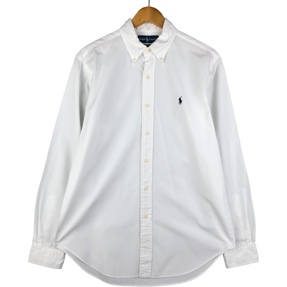 古着 ラルフローレン Ralph Lauren CLASSIC FIT クラシックフィット 長袖 ボタンダウンシャツ メンズM相当/eaa590702