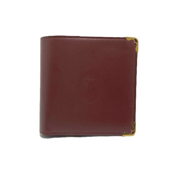 カルティエ CARTIER 小銭入れ付 二つ折り財布