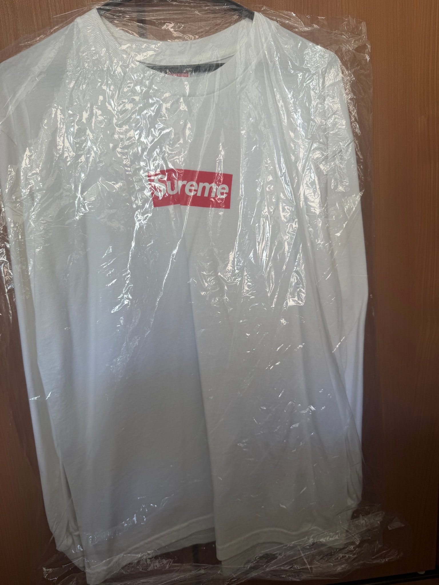 Supreme Box Logo L/S Tee "White"