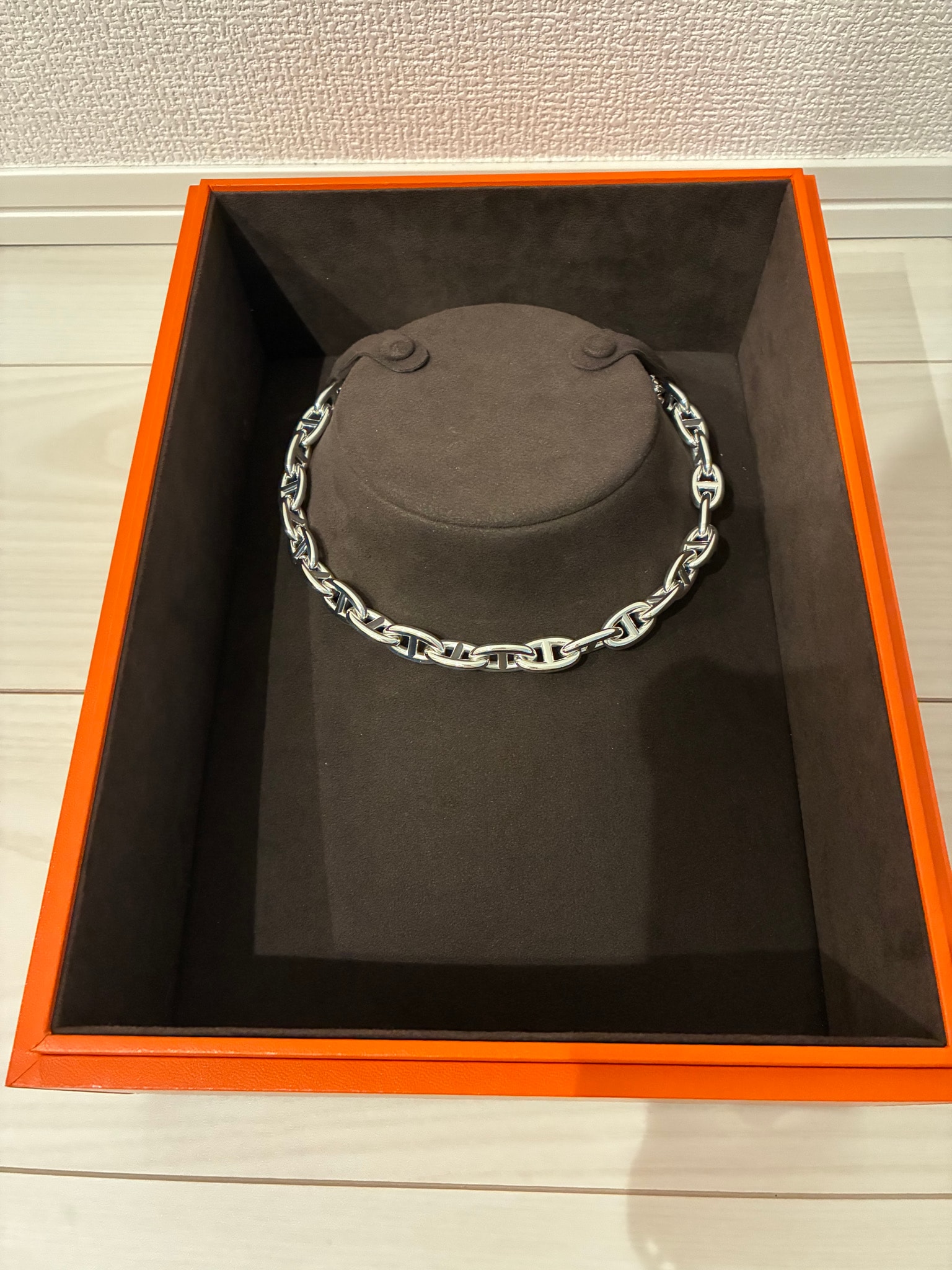 Hermes Chaine D'ancre GM Necklace Large Model "Silver"