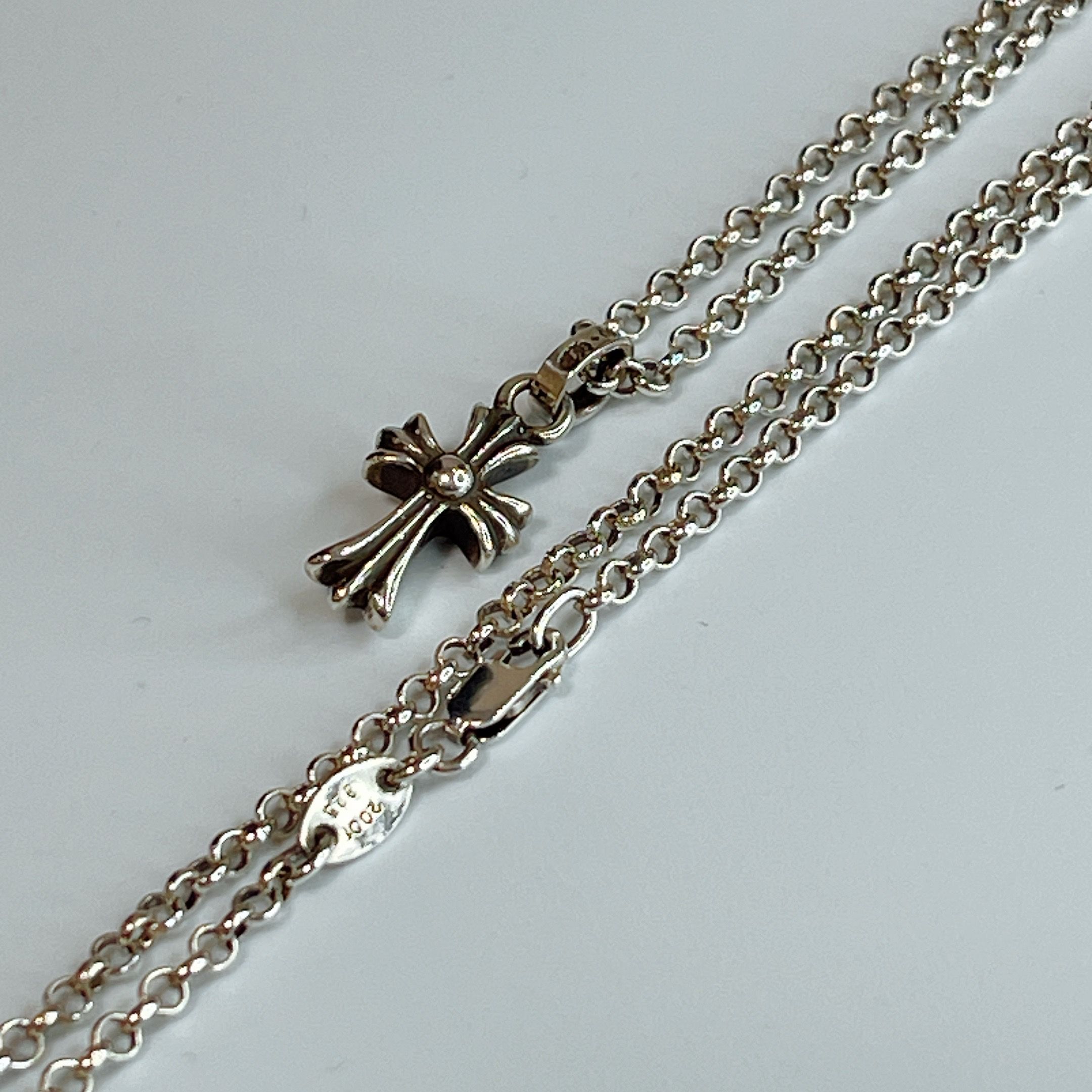 Chrome Hearts CH Cross Baby Fat Charm "Silver"