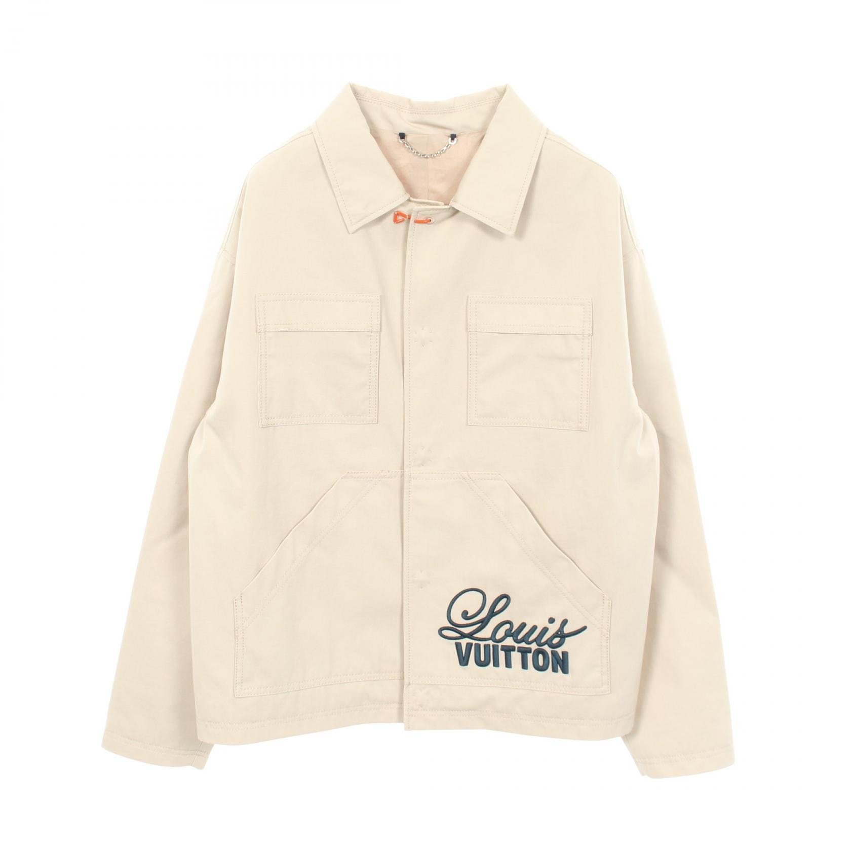 ルイ・ヴィトン LOUIS VUITTON ワークウェアチョアコート 衣料品 アウター コットン ベージュ メンズ ベージュ系 【中古】