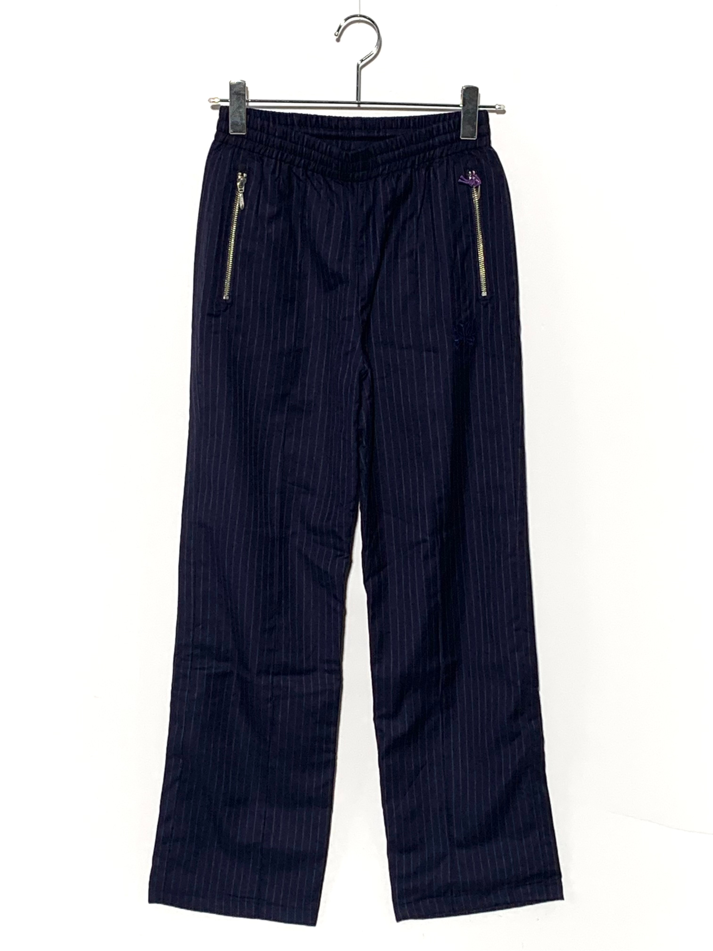 Needles Track Pant- St. Wool Viyella Navy